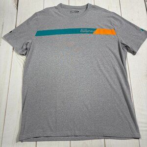 Miami Dolphins Combine Authentic NFL Under Armour Shirt XL Grey Short Sleeve